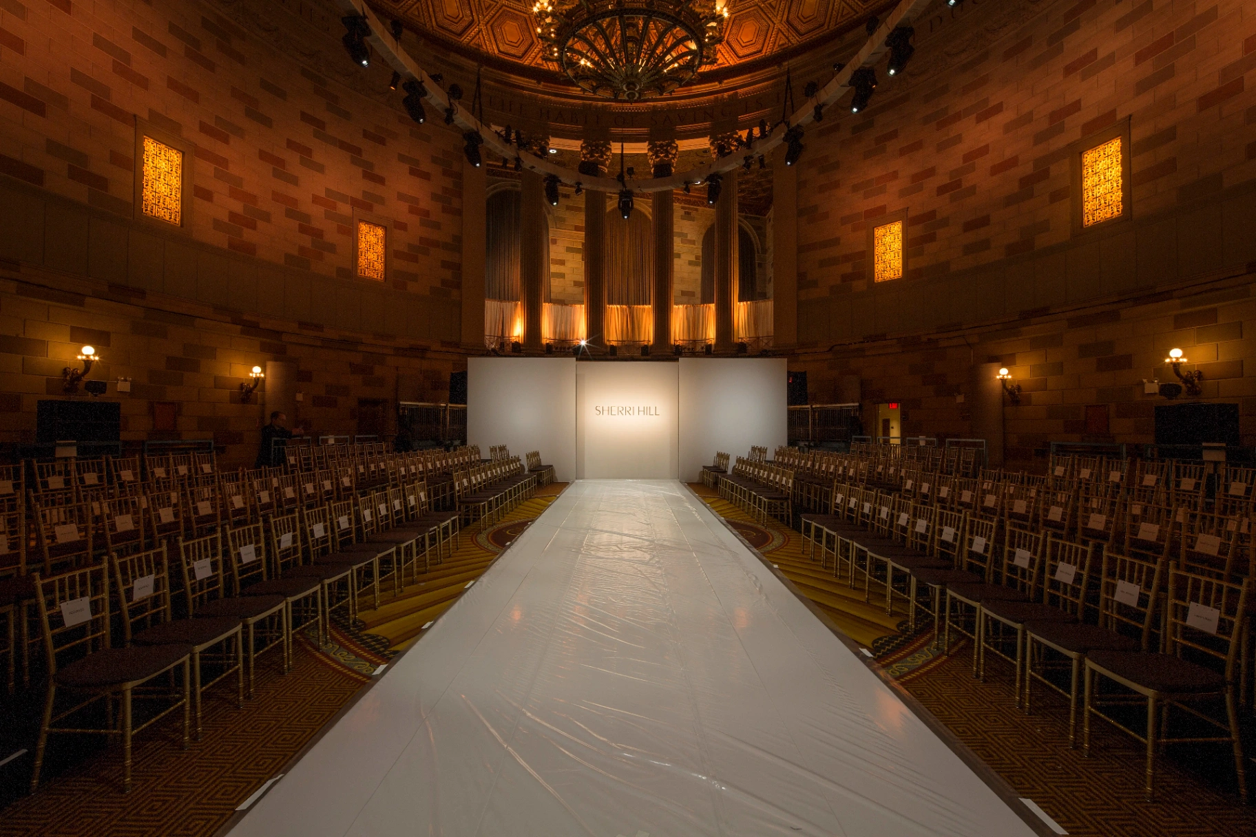 The Grand Ballroom set for an event